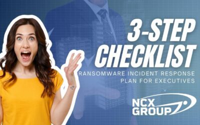 3-step checklist ransomware incident response plan for executives