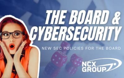 The board and cybersecurity are a must with this new SEC policy