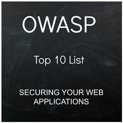 Web Application Security Top 10 OWASP list
